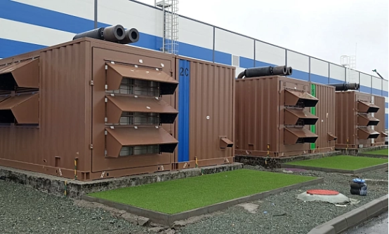欧洲数据中心项目（6台1000kw）